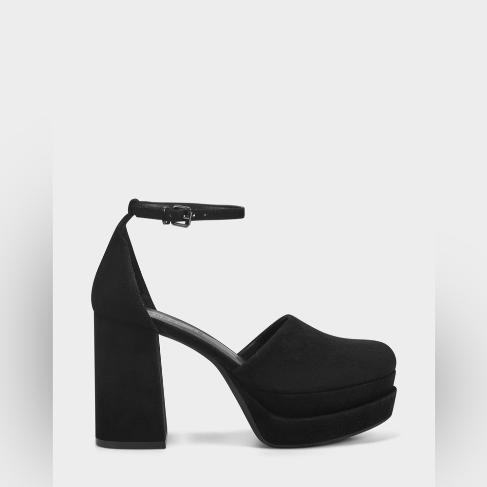Aerosoles black suede Callan heels